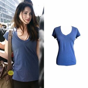 V-Neck T-shirt As Seen On Megan Fox